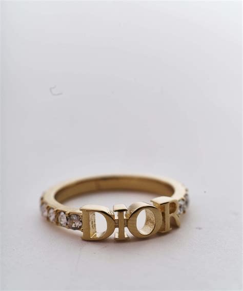 dior gold rings for women.